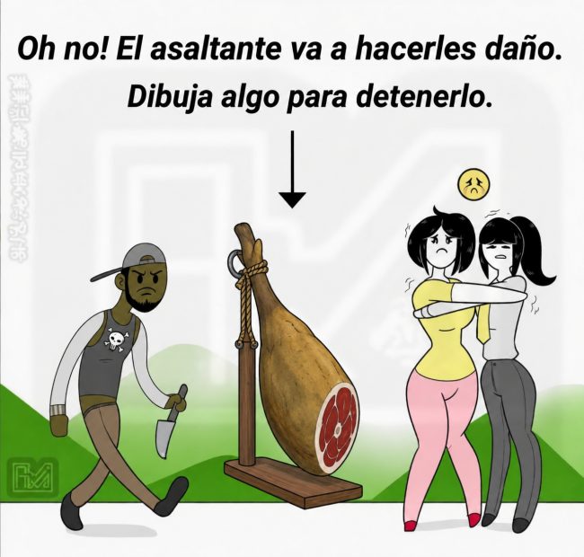 Dibujad algo para salvar a esas pobres chicas que querían llegar a casa solas y borrachas.