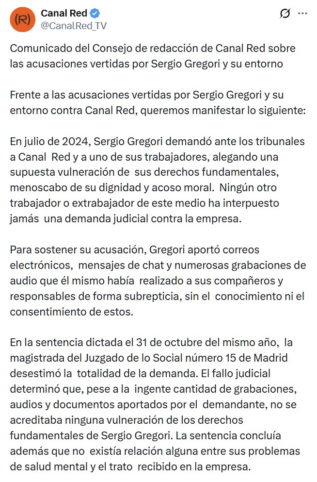 Sergio Gregori sobre las grabaciones que tiene hablando con Pablo Iglesias: "¿Grabé a mi jefe? Por supuesto que sí. De hecho, poco lo hice".