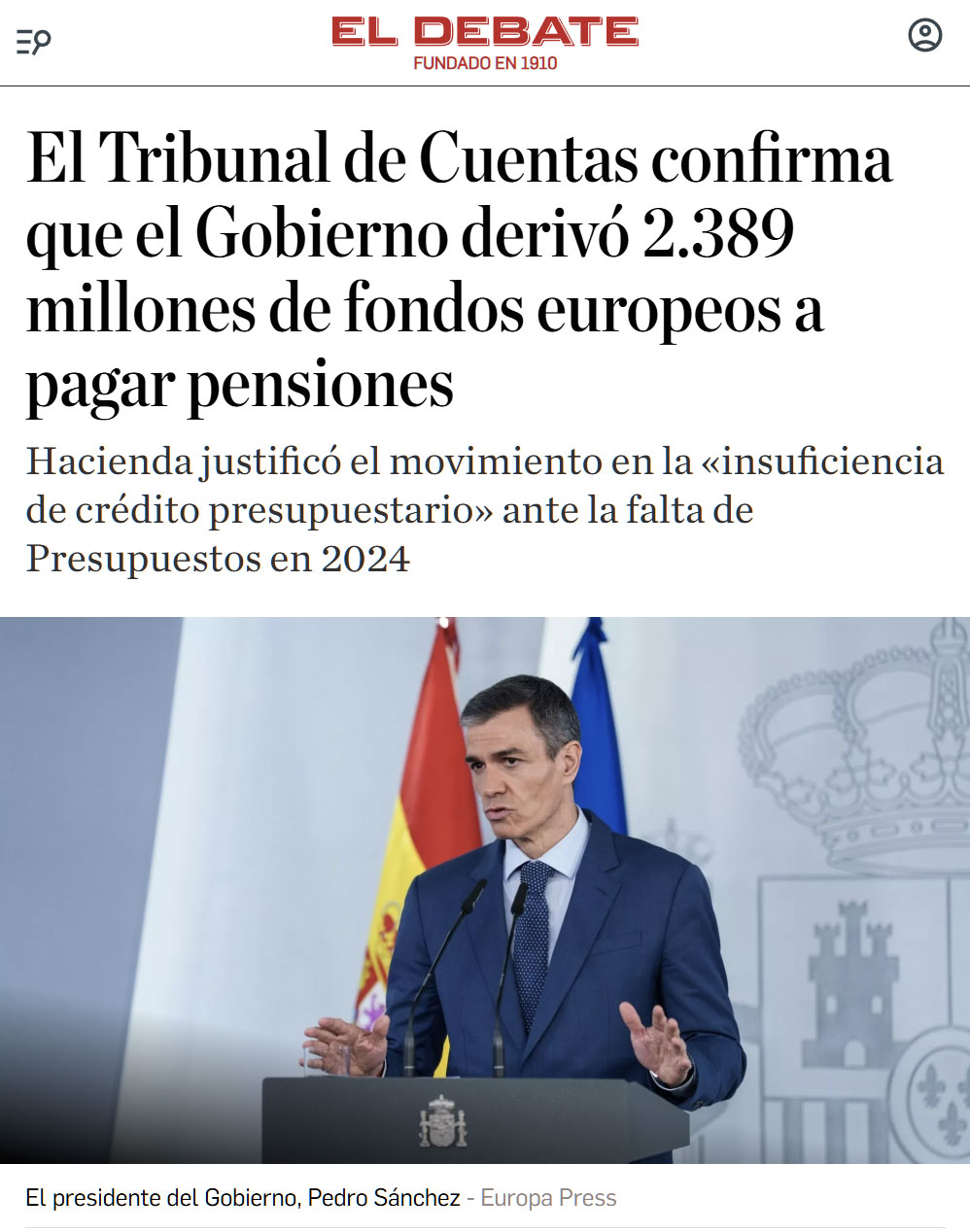 Pero si vamos como un cohete... ¿Cómo es que han tenido que hacer de trileros a Europa?