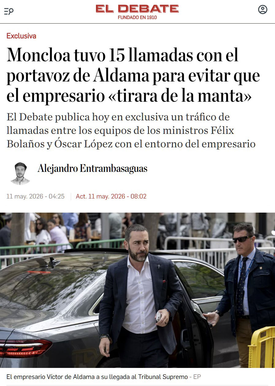 Intentaron convencer a Aldama para que no destruyera el PSOE.