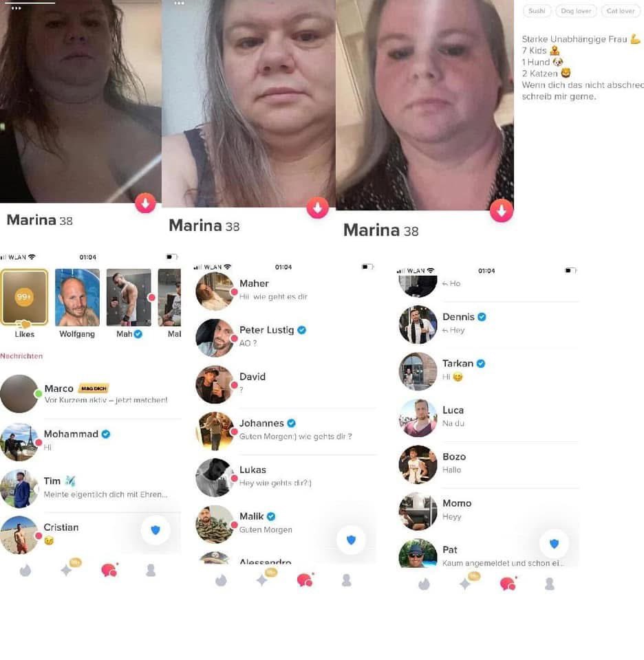 Experimento de Tindr en Alemania (duración: 5 días)