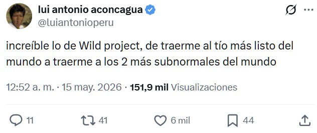 Tensión en The Wild Project.