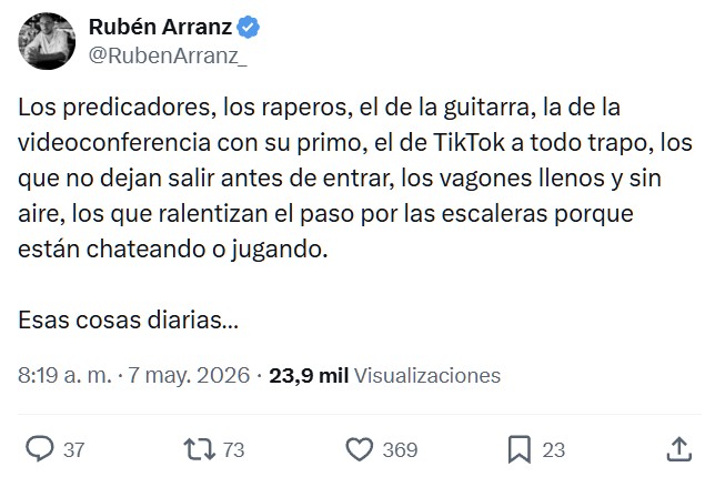 Un español discute con dos predicadores evangélicos mexicanos en el metro de Madrid: "No quiero tu verborrea"