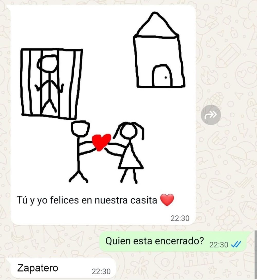 Al sobre.