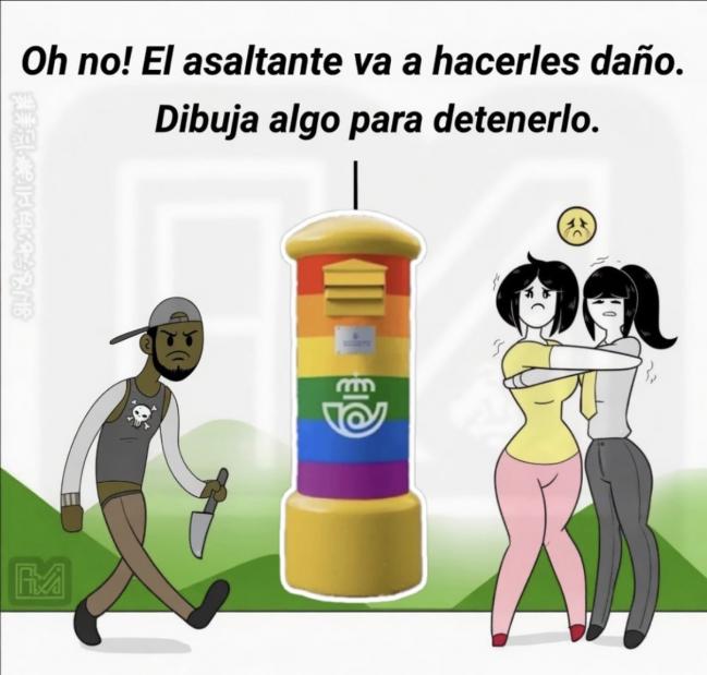 Dibujad algo para salvar a esas pobres chicas que querían llegar a casa solas y borrachas.