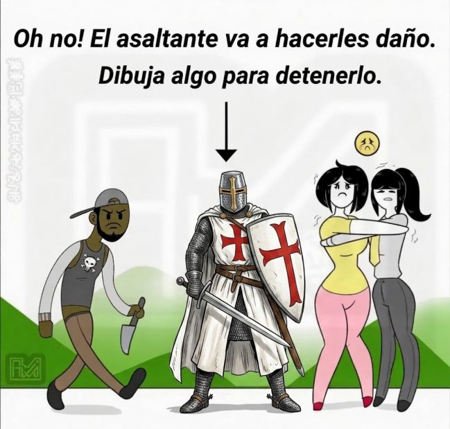 Dibujad algo para salvar a esas pobres chicas que querían llegar a casa solas y borrachas.