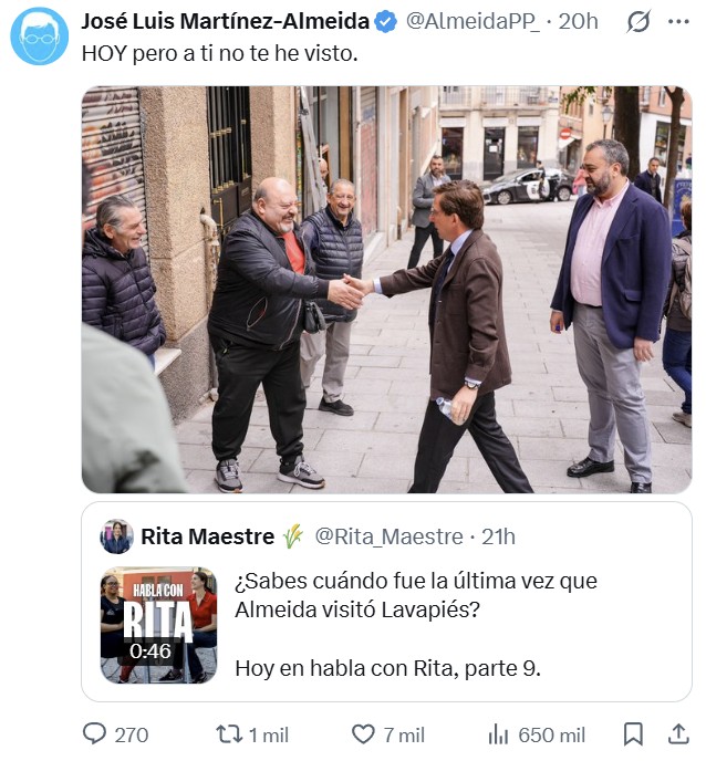 "No has pisado Puente de Vallecas en tu vida, José Luis".