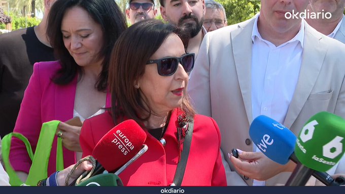 Margarita Robles dice que hay un proyecto redactado para que militares y guardias civiles sean profesión de riesgo. Se le olvida decir que su partido (PSOE) y Sumar han bloqueado su tramitación en la Mesa del Congreso del Parlamento un total de 71 veces.