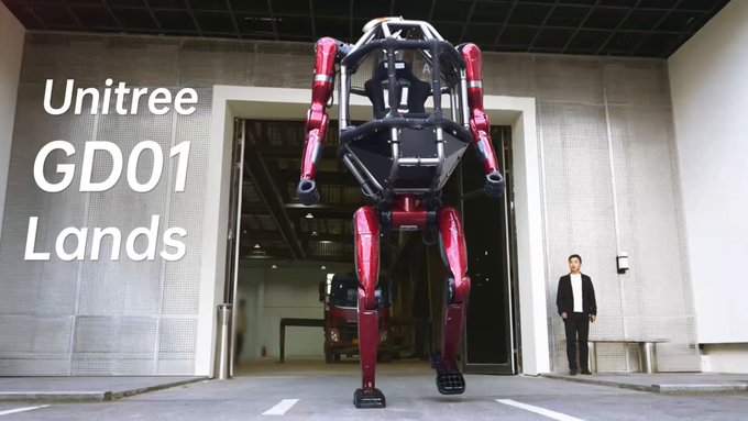 Unitree Presenta: GD01, un Mecha Transformable Tripulado desde $650,000