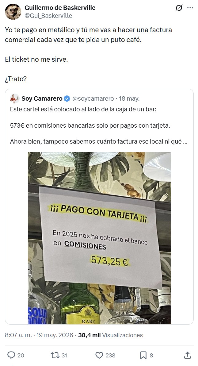 El elefante en la habitación.