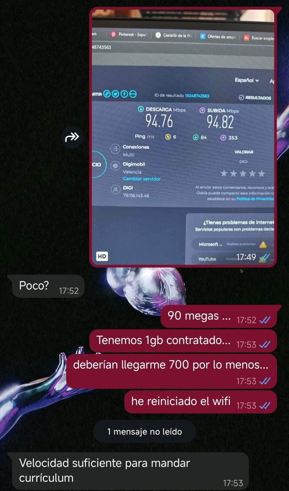 Un padre cruel, pero justo.