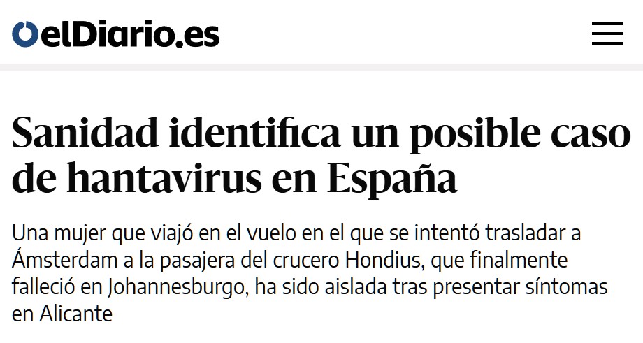 “Creemos que es muy poco probable que haya sido infectada".