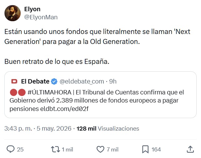 Pero si vamos como un cohete... ¿Cómo es que han tenido que hacer de trileros a Europa?