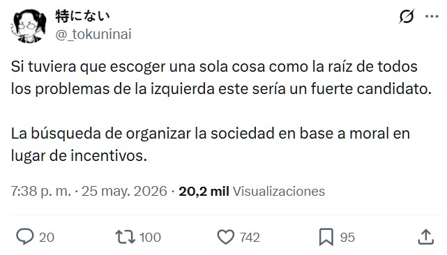 La ley de la oferta y la demanda se ha terminado porque lo dice Tamayo. A partir de ahora regirá la LEY DE LA MORAL Y LA FANTASÍA.