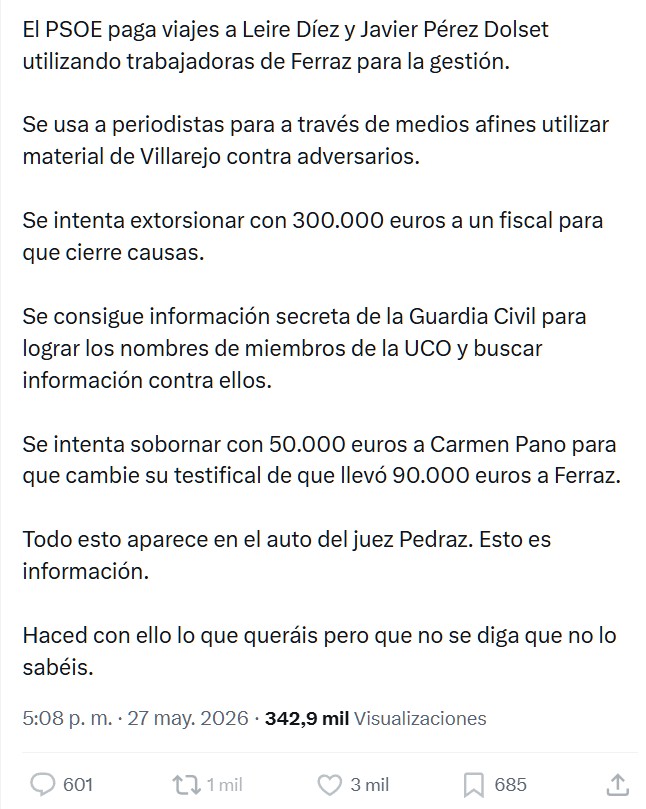 Las causas abiertas que implican al PSOE son de tal gravedad que muchos 'incondicionales' están saltando del barco.