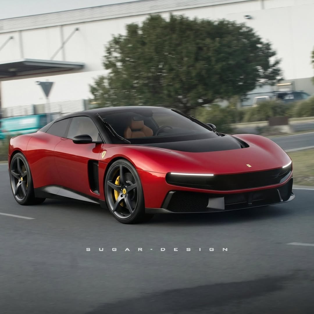 El diseñador Sugar Design ha arreglado el Ferrari Luce.