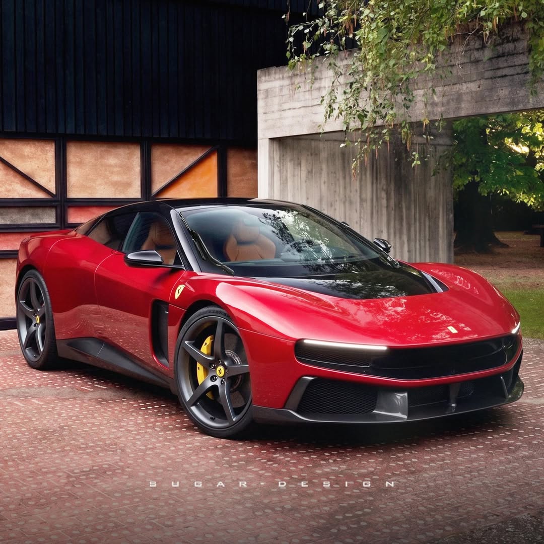 El diseñador Sugar Design ha arreglado el Ferrari Luce.