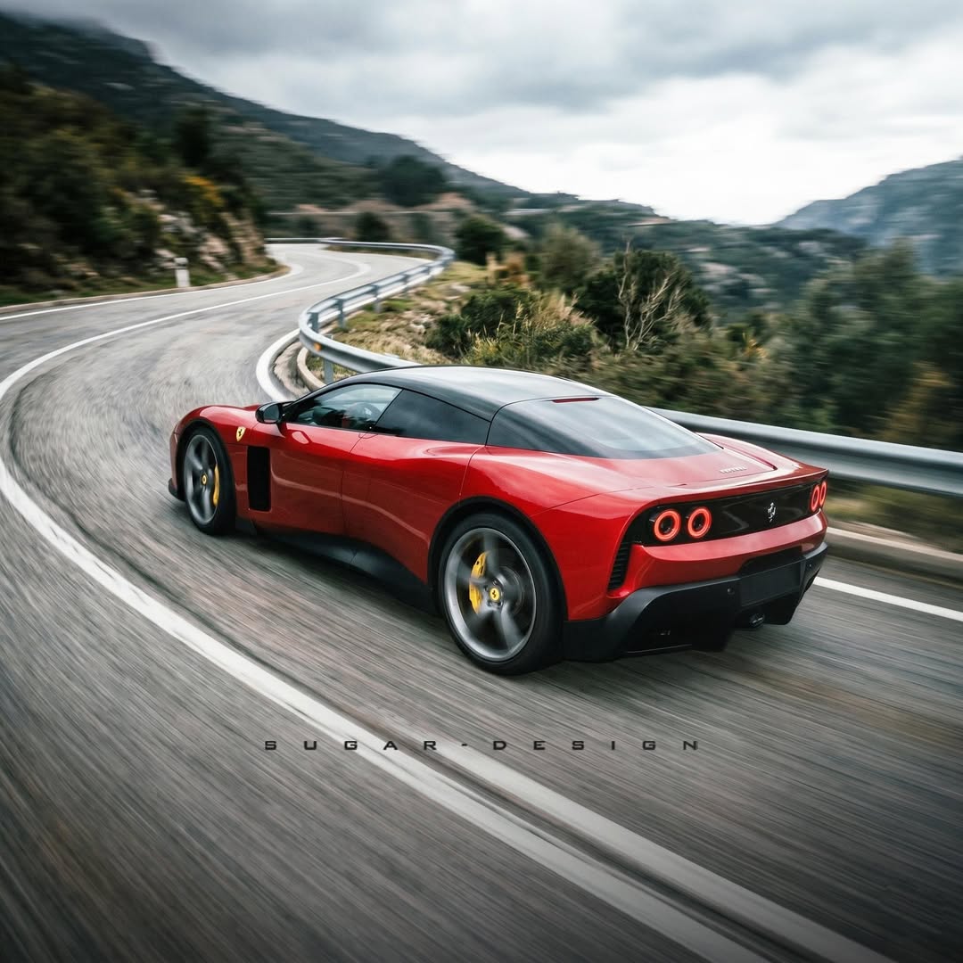 El diseñador Sugar Design ha arreglado el Ferrari Luce.