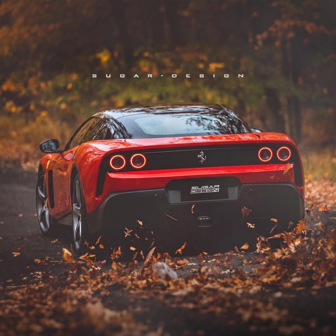 El diseñador Sugar Design ha arreglado el Ferrari Luce.