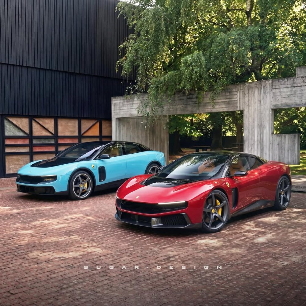 El diseñador Sugar Design ha arreglado el Ferrari Luce.