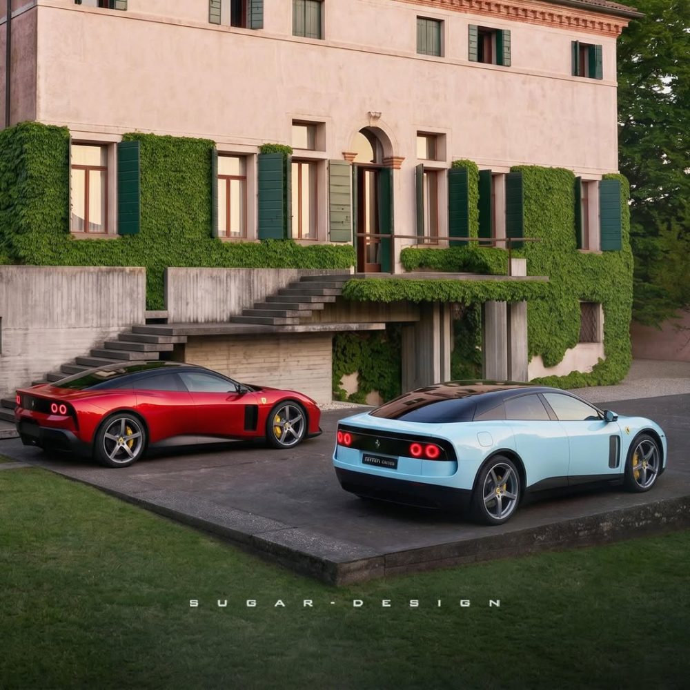 El diseñador Sugar Design ha arreglado el Ferrari Luce.
