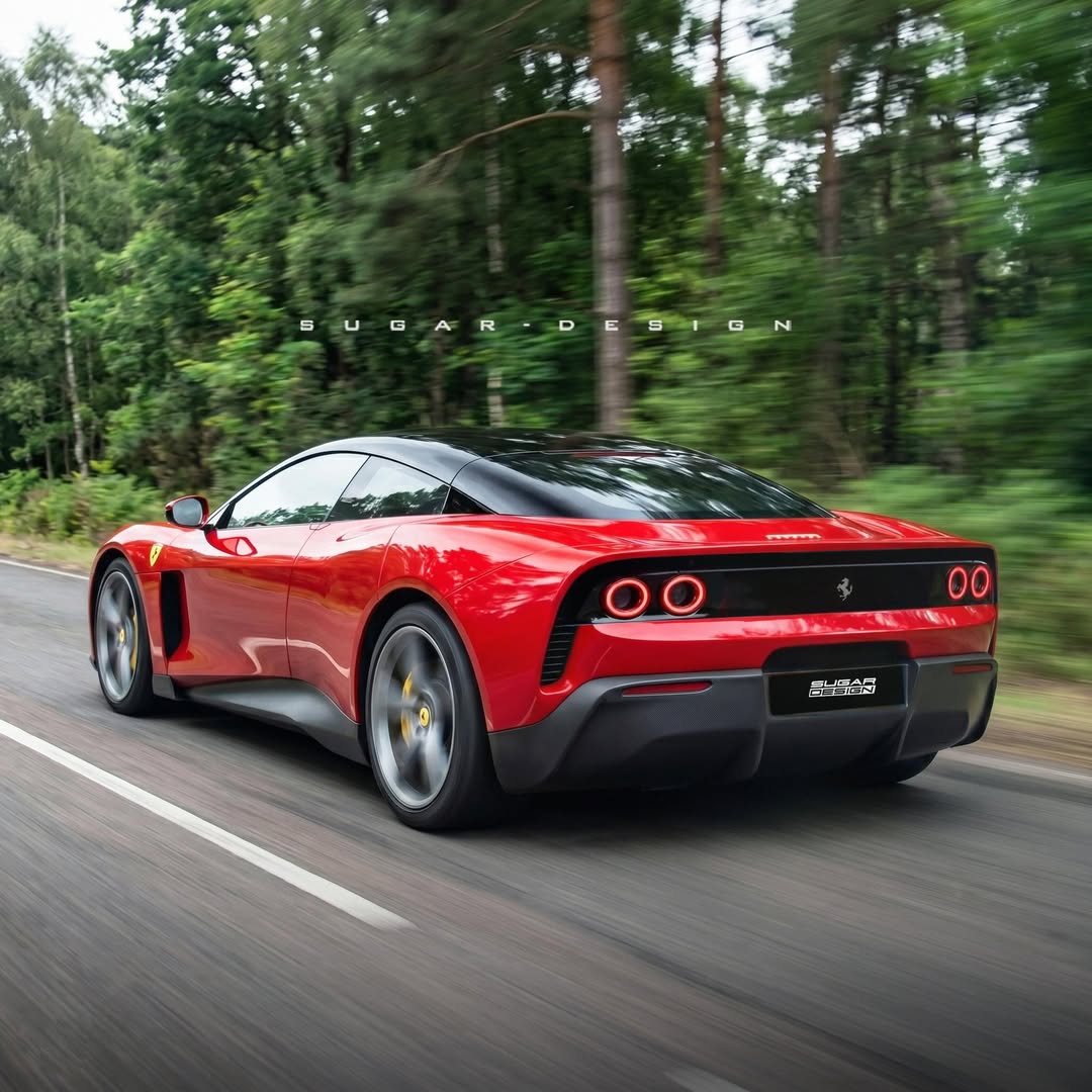 El diseñador Sugar Design ha arreglado el Ferrari Luce.