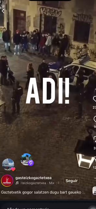 Vitoria se plaga de agradables sujetos de esos que dan palizas a viejos para robarles algo, y la ertzaintza detiene a uno de ellos.