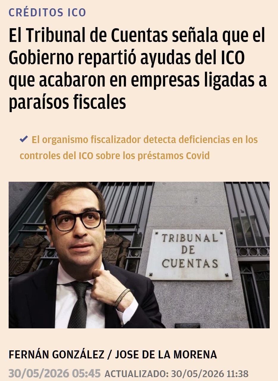 Hace 12 días el Gobierno transfirió 13.300 millones de euros al ICO.