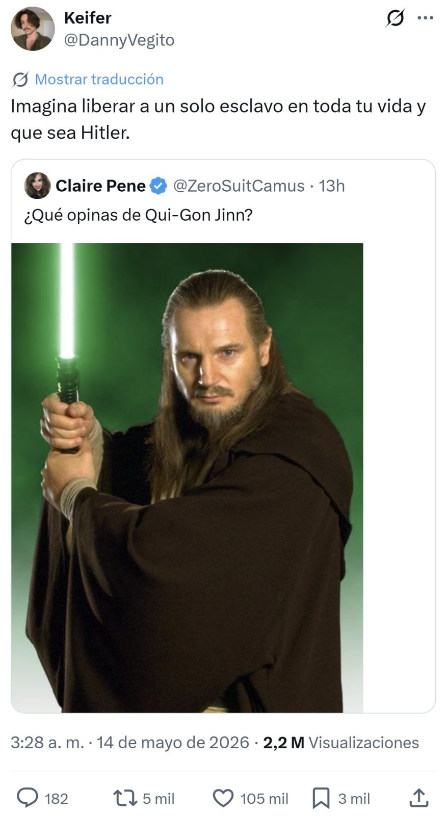 Qué puntería...
