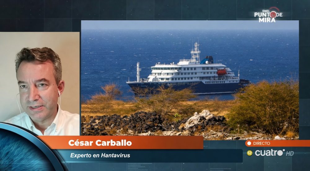 Se confirma que el hantavirus que se ha cargado a 3 personas en un crucero se transmite entre humanos.
