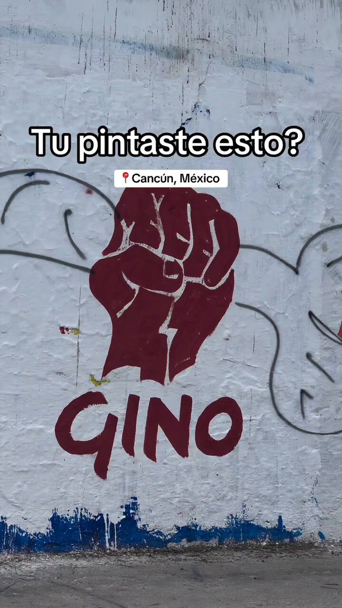 Ahora la pintada está completa.