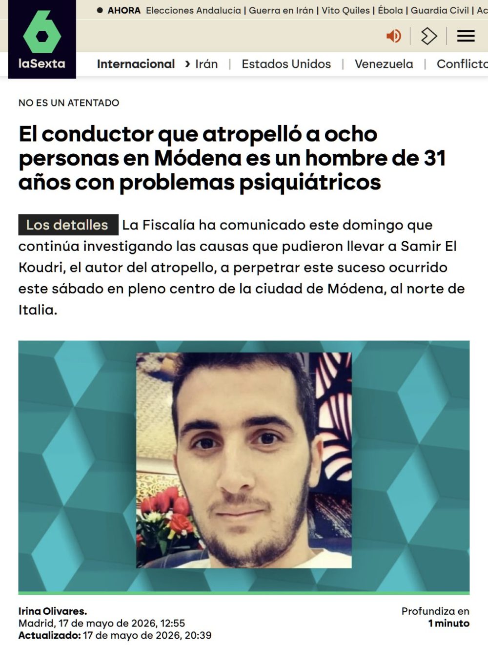 Hay una epidemia de "atropellitis aguda"