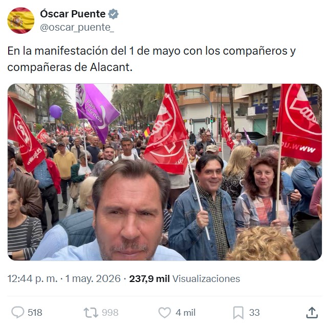 La política española es un circo de 6 pistas.