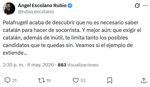 Maravilloso titular.