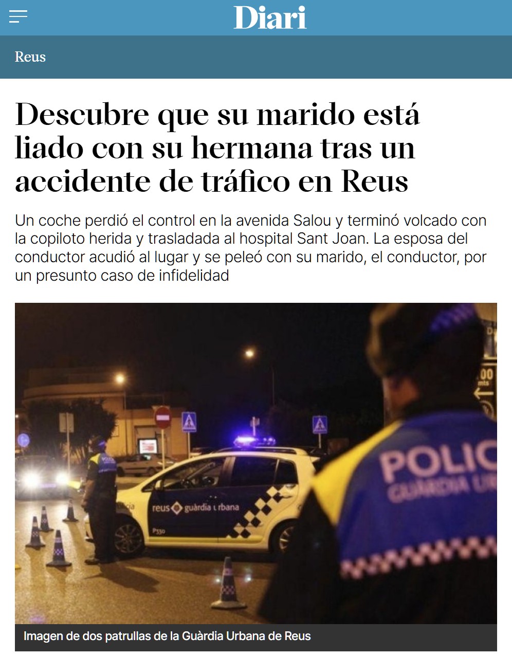 La versión hacendado de lo de Mazón en el Ventorro.