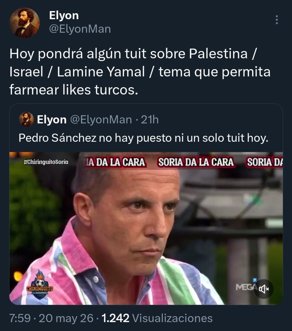Muy predecible.