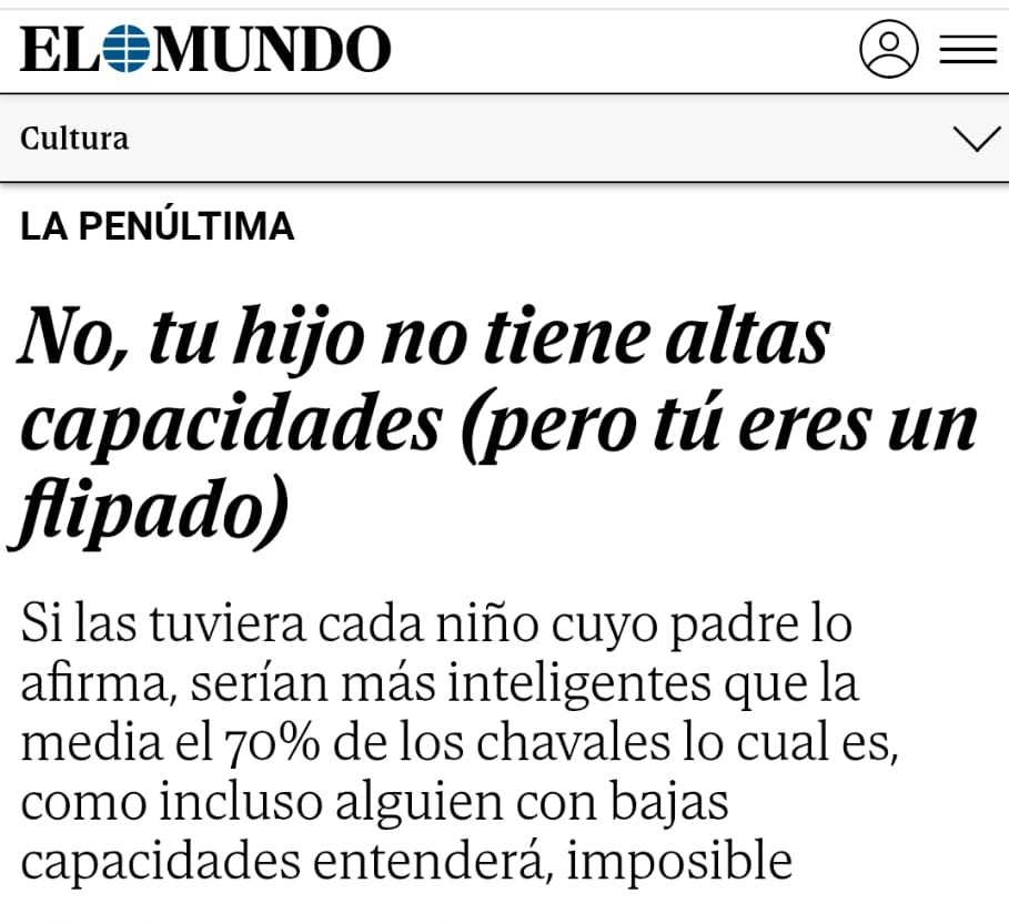 Altas capacidades (para fliparse)