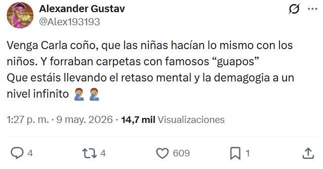 El lloro feminista del día.