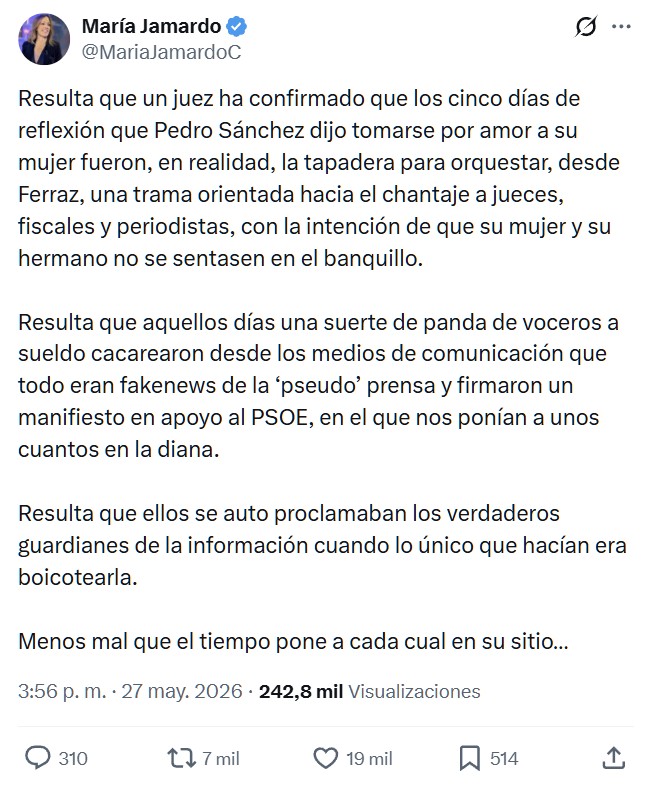 La línea roja es que Pedro Sánchez reúna TODAS las gemas del infinito.
