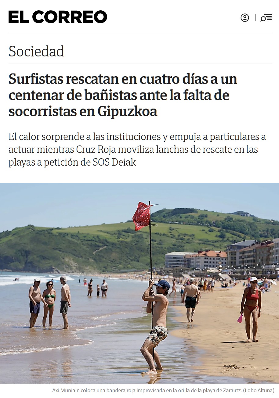 Socorristas gratis.