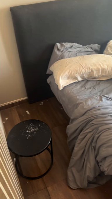 "En mi vida vi una habitación en estas condiciones. Parece que entraron a robar".