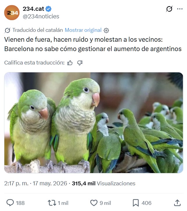 Empezaron con el "Tourists go home" y ahora se quieren deshacer de los argentinos....