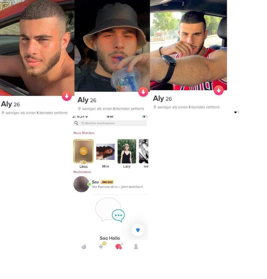 Experimento de Tindr en Alemania (duración: 5 días)