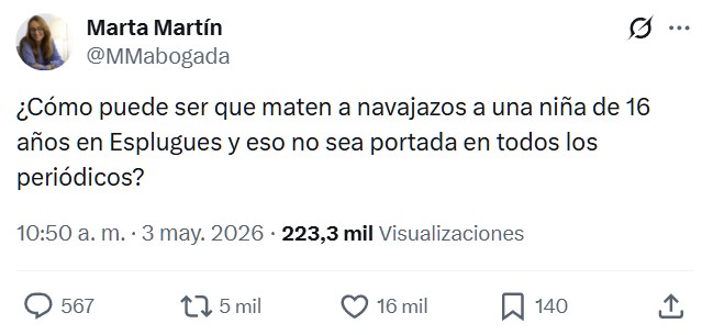 En días como hoy queda claro que a nadie le importa la vida de las mujeres, lo que importan son los votos.
