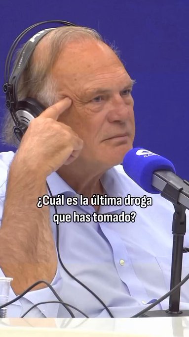 Pregunta a Pedro Piqueras: ¿Cuál es la última droja que has tomado?