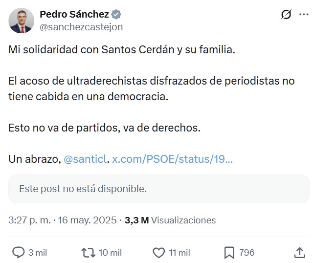 Hace justo un año...