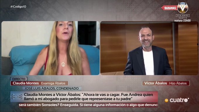 Tensión entre Víctor Ábalos y Claudia Montes, 'Miss Asturias'.
