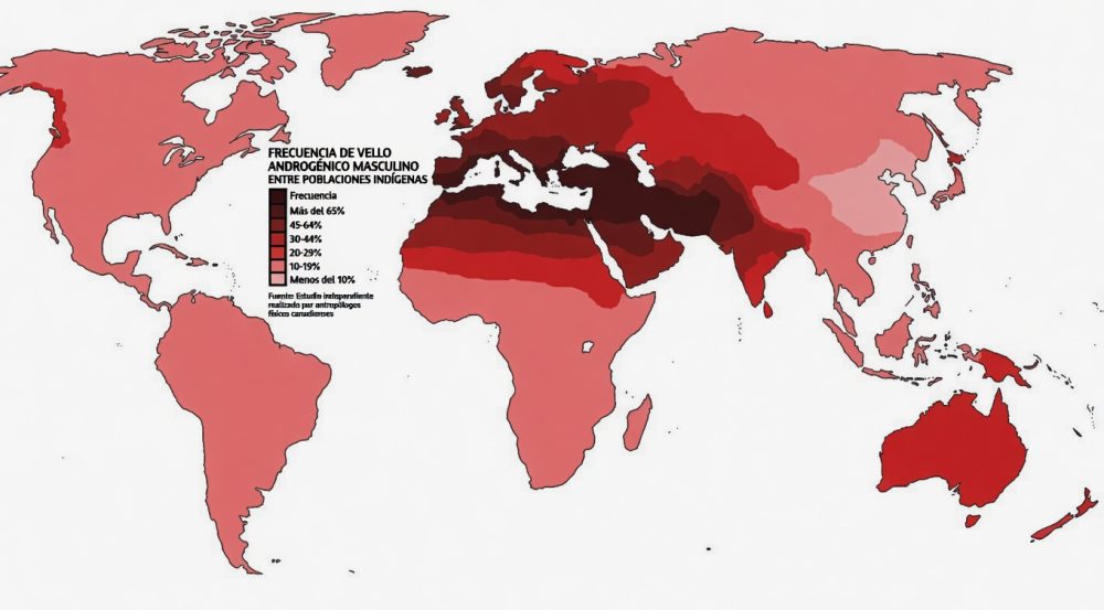 Los países más peludos del mundo.