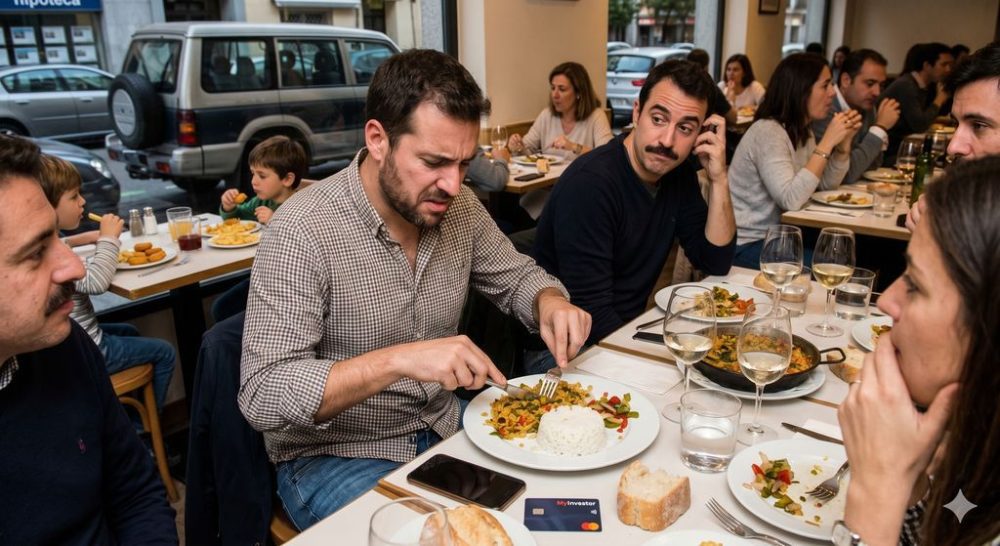 Adultos de 35 años que comen como un niño de comunión.