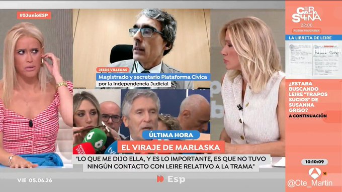 El juez Jesús Villegas habla de la corrupción en la judicatura: "Si yo quiero llegar al Tribunal Supremo tengo que manchar mi toga de rojo o de azul".